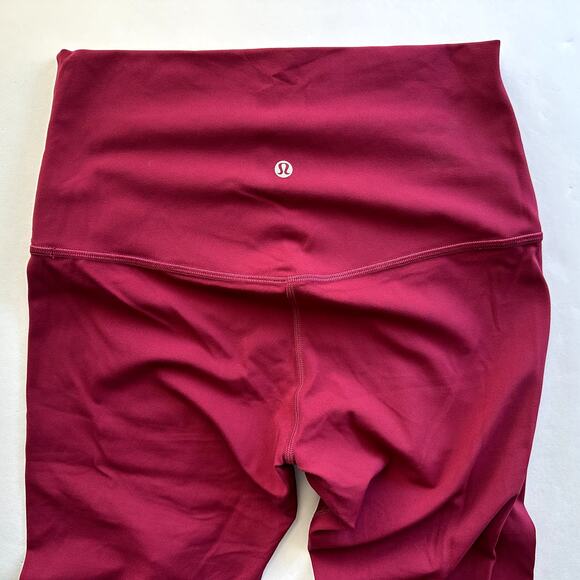 Lululemon Align High-Rise Pant Size 8 Legging 28" Pomegranate Pink Yoga Gym Walk - Picture 6 of 6